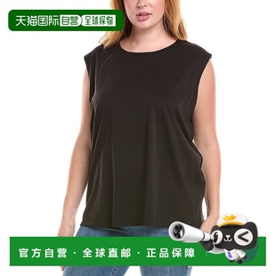 美国奥莱直发女装 黑色 fisher艾琳费舍尔上衣 自营eileen