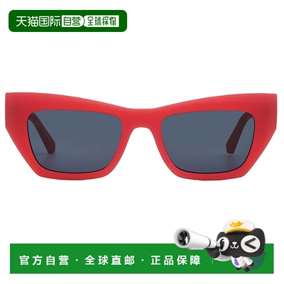 自营Calvin Klein Blue Cat Eye Unisex Sunglasses CKJ23641S 60