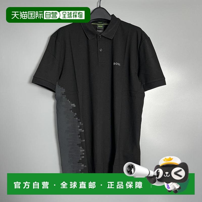 1h可退 香港直邮Hugo Boss 雨果博斯 男士 HUGO BOSS 黑色POLO衫,男装,Polo衫,淘宝优惠券,粉丝福利购,淘宝优惠卷