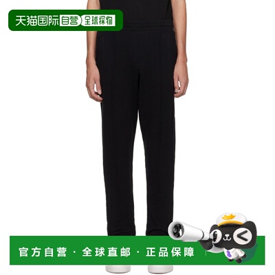 1h可退 香港直邮GOLDEN GOOSE 男士 黑色 Tapered 运动裤 GMP0087
