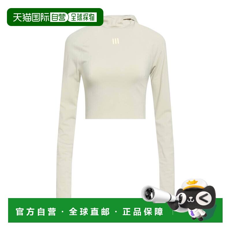 1h可退 香港直邮adidas 阿迪达斯 女士 连帽卫衣 grey灰色 舒适时