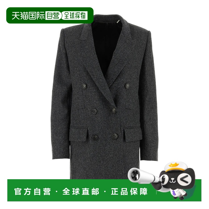 香港直邮Isabel Marant 长袖羊毛西装外套 MA0189FAA4D05I