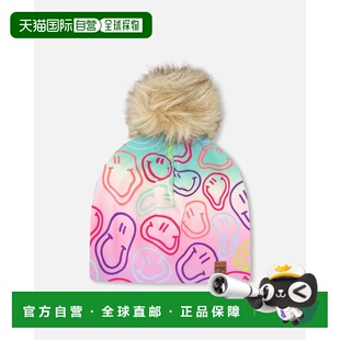 自营deux par deuxStretch Jersey Hat Multicolored Printed Smi