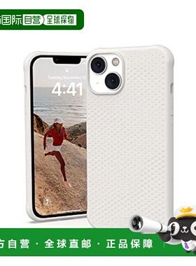 【日本直邮】Urban Armor Gear 苹果14手机壳 DOT白色硅胶
