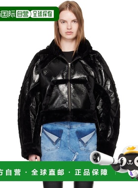 1h可退 香港直邮潮奢 Ottolinger 女士 黑色 Fitted Multiline 合