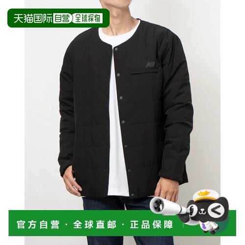 日本直邮New Balance 男士夹棉夹克 棉服 AMJ45638 黑色