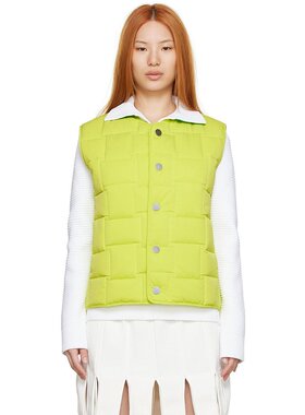 潮奢 Bottega Veneta 葆蝶家 女士 绿色尼龙马甲 701811VF4K0