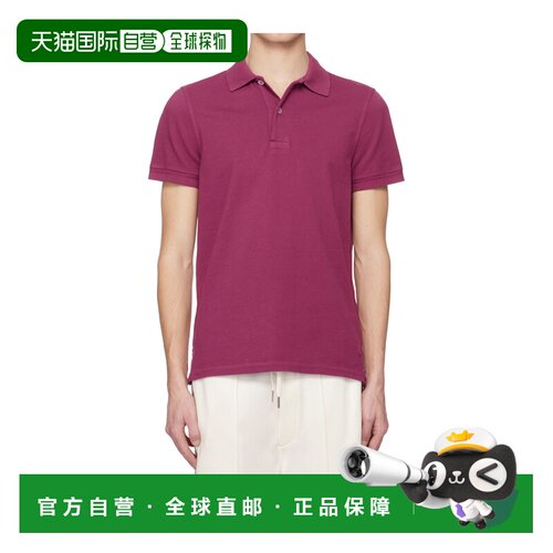 1h可退 香港直邮TOM FORD 男士T恤 JPS002JMC007S23MAGENTA SS202