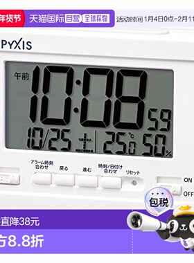 【日本直邮】Seiko精工 座钟 白色90×105×42mm NR538W