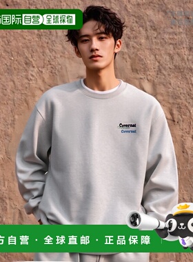 韩国直邮COVERNAT 卫衣CO2303CR04HG公用FLEECED MULTI LOGO SWEA