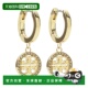 BURCH 783 MILLER HUGGIE 日本直邮TORY 87041 PAVE 圆环耳环