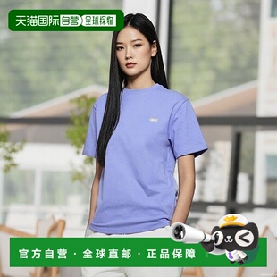 韩国直邮GOALSTUDIO 空气网箱徽标 T 恤-复古蓝