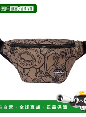1h可退 日本直邮ONITSUKA TIGER 男女通用复古植物印花腰包 3183B