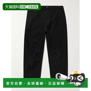 1h可退 香港直邮NILI LOTAN 男士 木匠直筒短款棉混纺斜纹布裤子