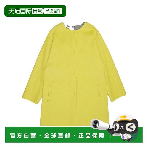 【99新未使用】香港直邮Max Mara logo圆领大衣 6081047206