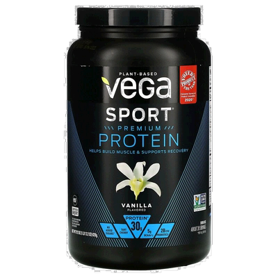 香港直发Vega维加运动蛋白质粉香草味能量健康绿色营养补充828g