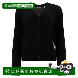 香港直邮BURBERRY 8103191 1h可退 女士针织毛衣 Kni SS2025 黑色