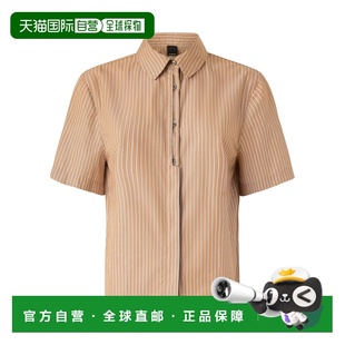 104779A2FH条纹正品 衬衫 高档舒适休闲百搭 短袖 香港直邮Pinko