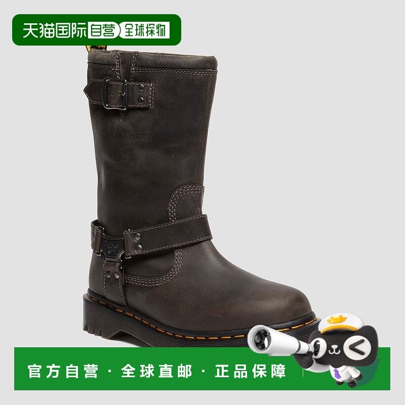 自营欧洲直邮DrMartens马丁大夫 Anistone Hi男女通用皮革高筒机