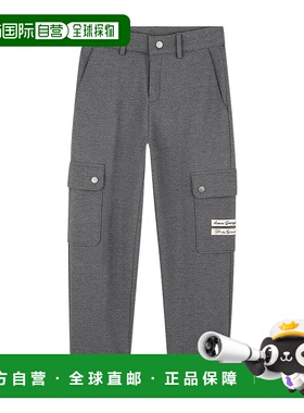 香港直邮GIVENCHY 男童长裤 H30927A83 AW2025 灰色 腰带袢休闲裤