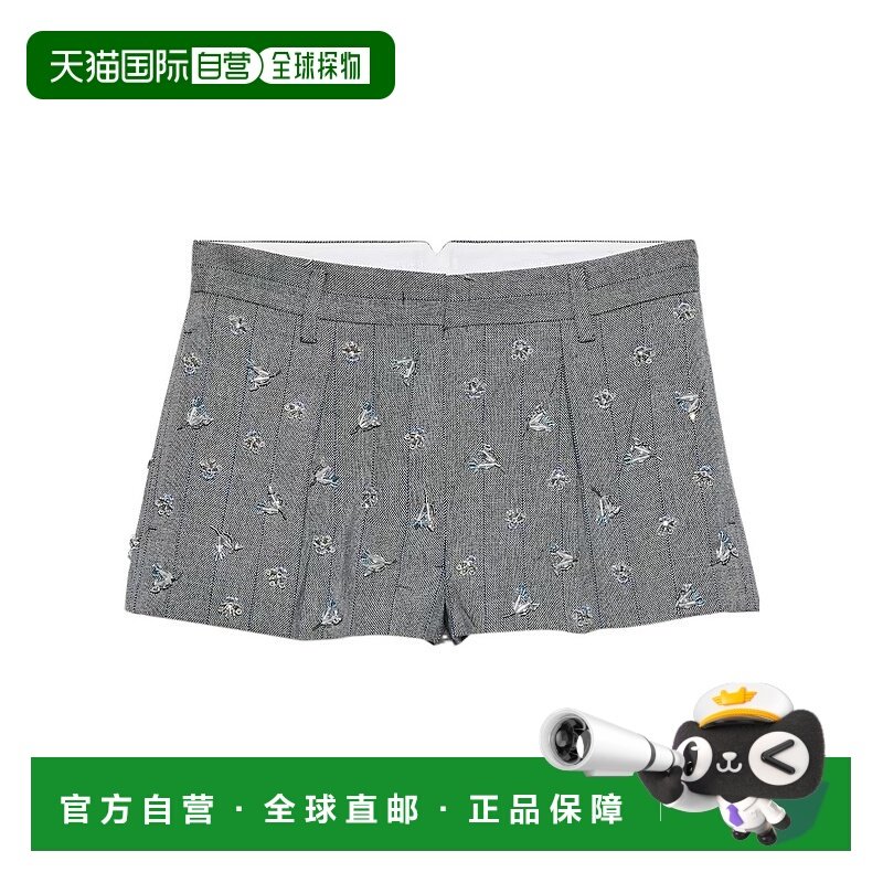 1h可退 香港直邮Prada 细条纹短裤 P284JR18LBSOOO