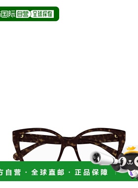 1h可退 香港直邮Chloe 蔻依 女士 几何框平光镜 CH0241O black黑