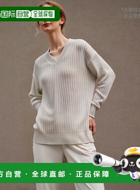 香港直邮HERNO 女士针织毛衣 MV000009D760521010 AW2024 白色