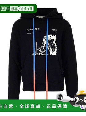 香港直邮Off-White 陈立农同款 RUINED FACTORY印花连帽卫衣 OMBB