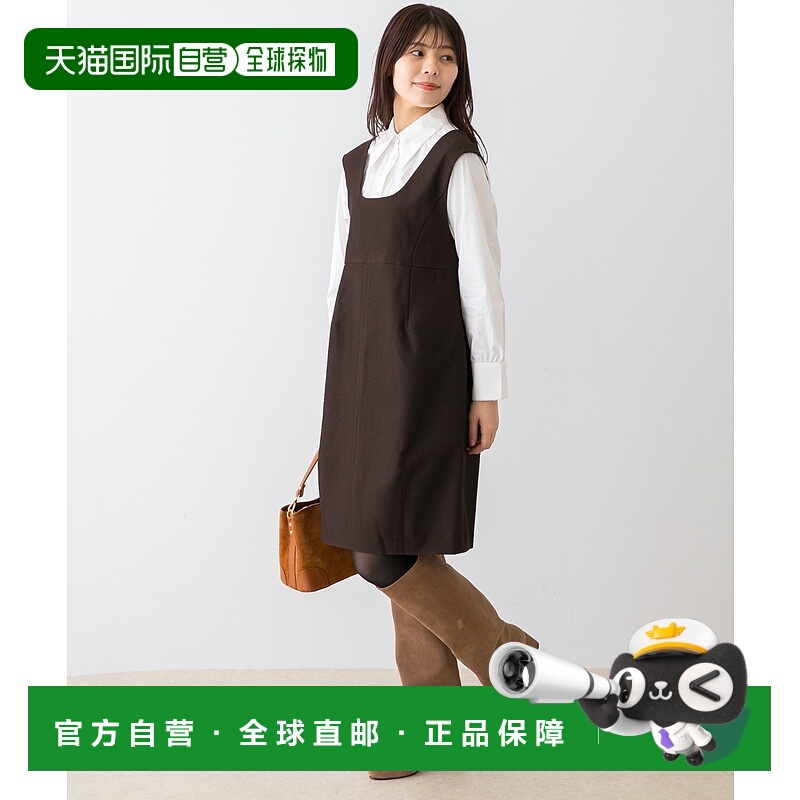 1h可退 日本直邮F by ROSSO 女装V领双穿迷你背带裙 RAA726Y705