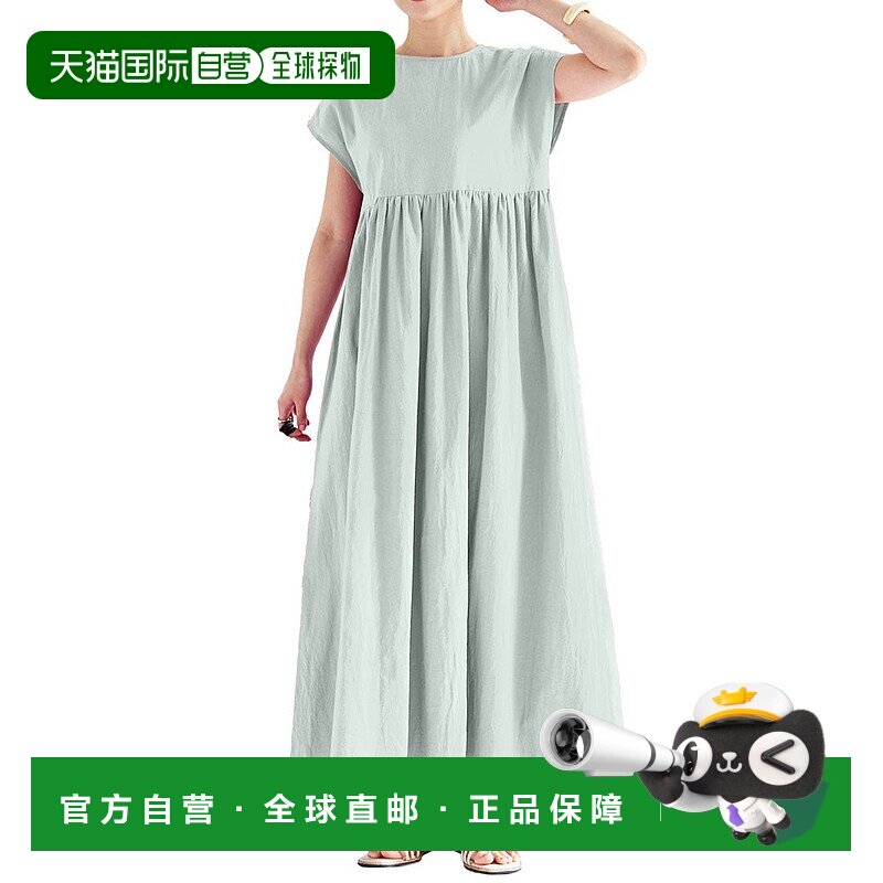 日本直邮KOBE LETTUCE 长款蓬蓬连衣裙 法式袖 [E1892] KO5653EW0图片