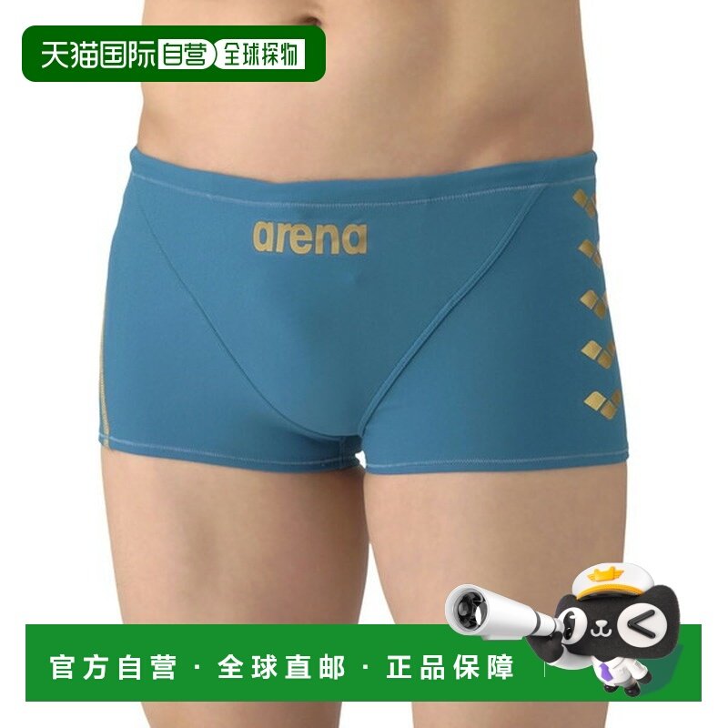 日本直邮ARENA 男士竞技游泳短腿训练紧身裤 (AS6SWM07M-BLGD),运动/瑜伽/健身/球迷用品,男士泳衣,淘宝优惠券,粉丝福利购,淘宝优惠卷