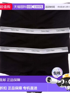 自营Calvin Klein 3pk Boyshort - black 美国奥莱直发