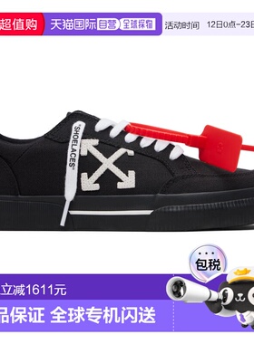 1h可退 香港直邮潮奢 off-white 女士 黑色 Vulcanized Low 运动