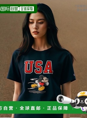 日本直邮Champion 反纹(R)短袖T恤C3-Z360白色(010)海军蓝(370)