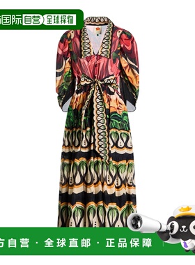 1h可退 香港直邮FARM RIO 女士 衬衫式连衣裙 black黑色 舒适时尚