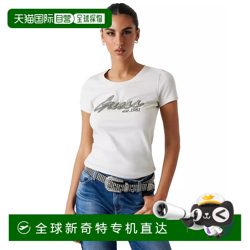 1h可退 【美国直邮】guess 女士 上装T恤短袖