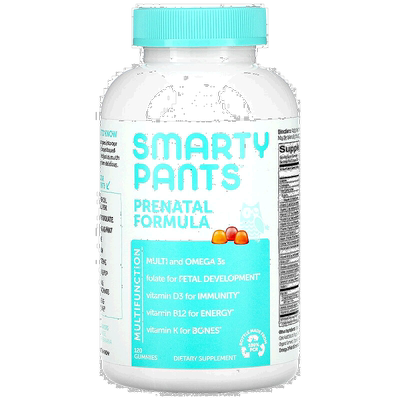 香港直发SmartyPants孕妇软糖胎儿维生素D3营养120粒