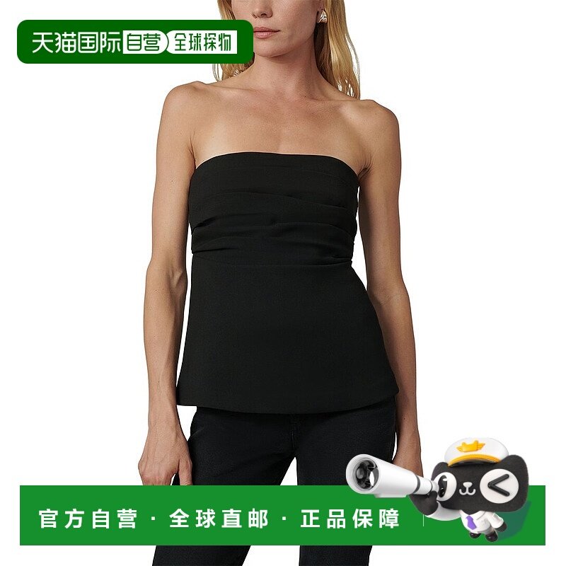 自营JOE'S Jeans The Lara Strapless Top - black 美国奥莱直发
