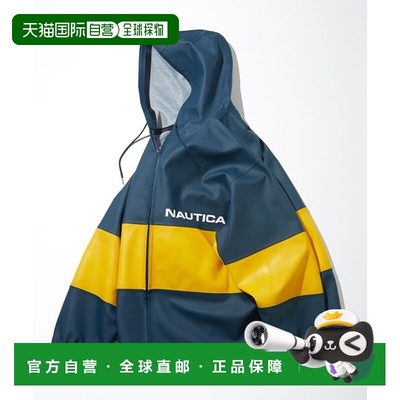 日本直邮NAUTICA JAPAN长谷川 连帽拉链拼色宽松长袖卫衣 男款