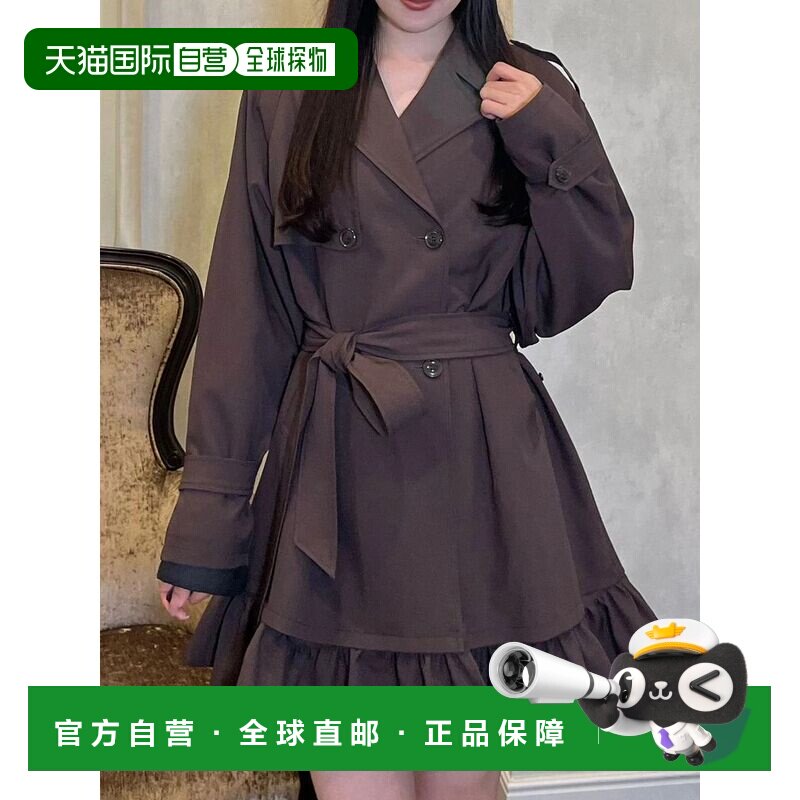 日本直邮MERCURYDUO 女装 三穿中长款风衣 002650【付后1h可退】