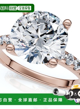 自营 pompeii3Certified 3.40Ct Round Cut Diamond Engagement R