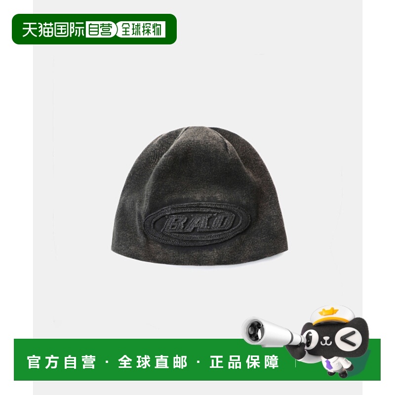 韩国直邮BADBLOOD 公用帽子w-hat25-006 Squad Logo Beanie - Bla