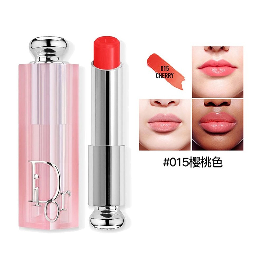 欧洲直邮Dior迪奥粉漾魅惑变色润唇膏3.2G #015-CHERRY樱桃色