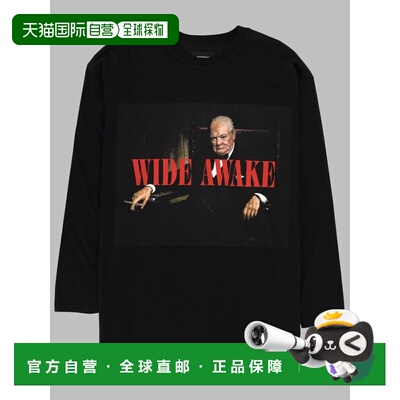 香港直邮Represent 男士T恤 CHURCHILLBLACK CO 黑支付后1h可退