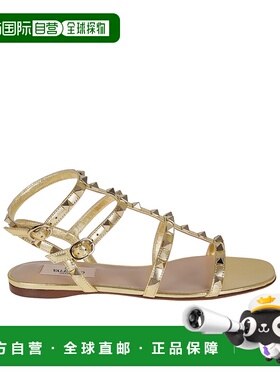 1h可退 香港直邮Valentino ROCKSTUD 平底凉鞋 WS0A05QKH