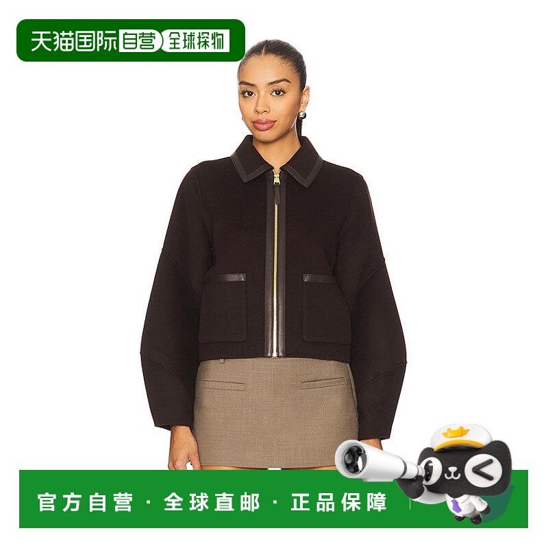 1h可退 香港直邮Mackage 女士 Solana 夹克 SOLANA brown棕色 舒,男装,毛呢大衣,淘宝优惠券,粉丝福利购,淘宝优惠卷