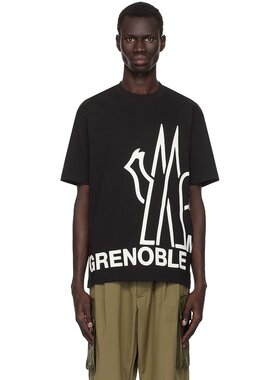 Moncler Grenoble 盟可睐 男士 黑色 T 恤 J20978C0000783927
