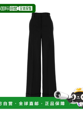 1h可退 香港直邮潮奢 Moschino 莫斯奇诺 女士 阔腿休闲裤 J03320