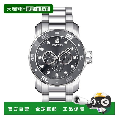 自营 Invicta男士40毫米石英手表-银色 美国奥莱直发