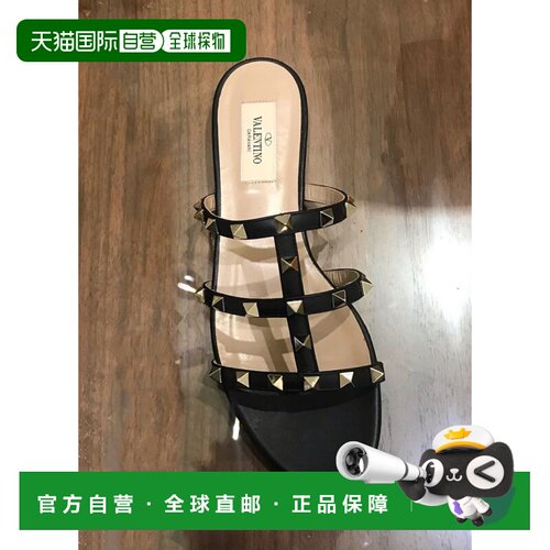 1h可退 香港直邮VALENTINO 女士凉鞋 SW2S0C49VOD0NO CO 黑色 ROC